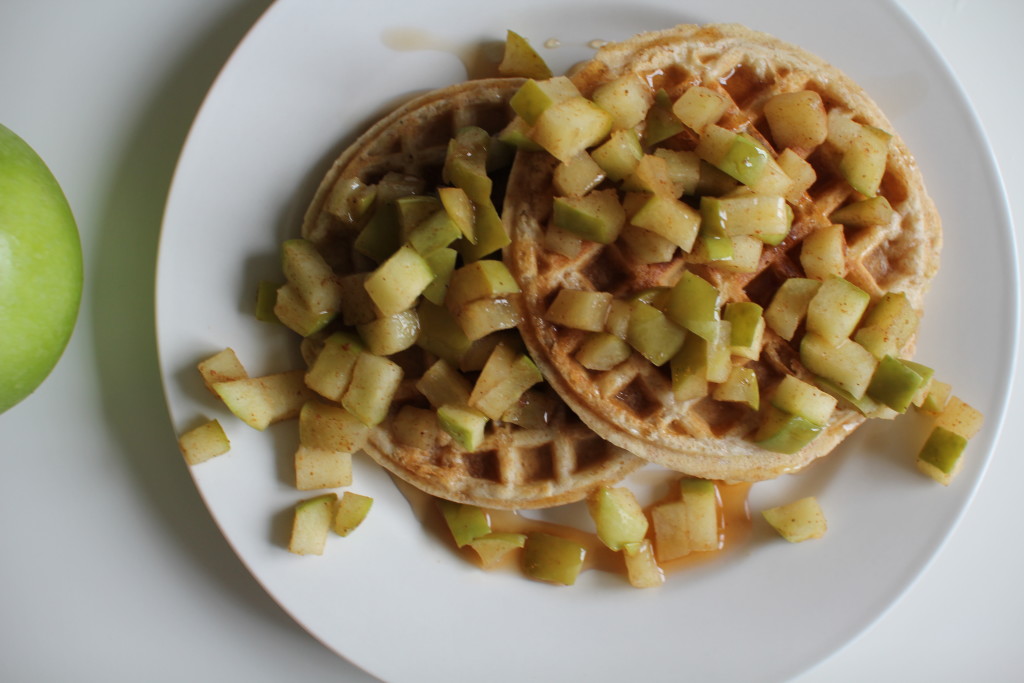 Apple waffles PS syrup