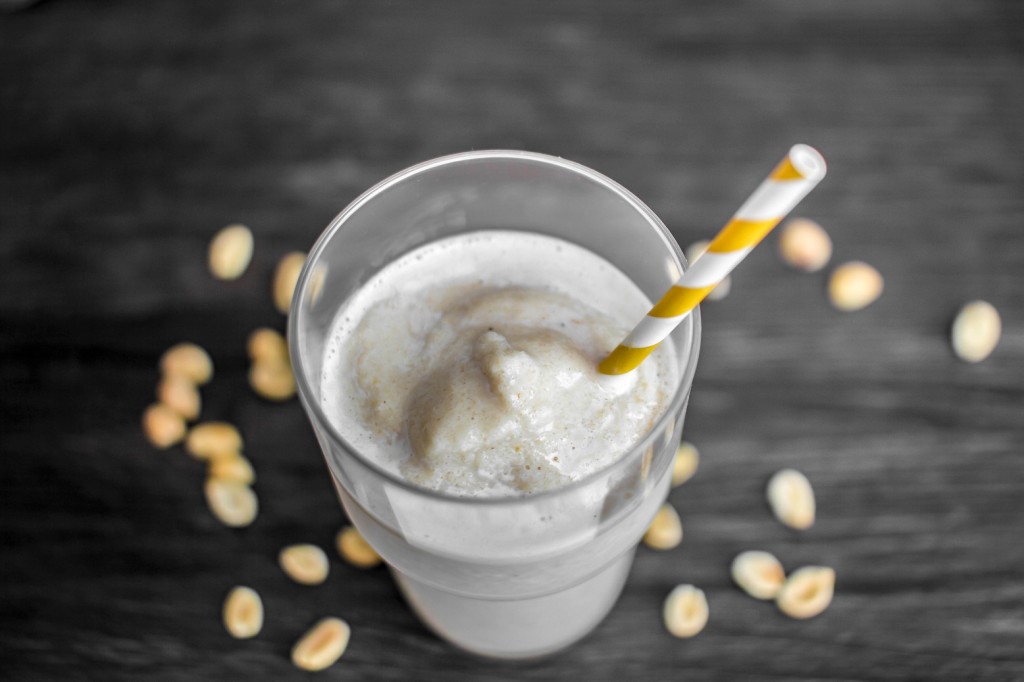 Small Peanut Butter Banana Protein Smoothie