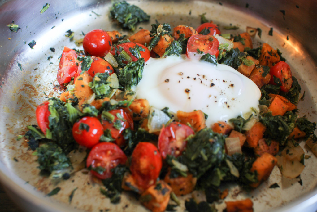 Sweet Potato Breakfast Hash pan