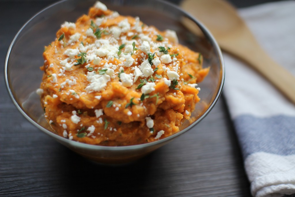 Thanksgiving Day Mashed Sweet Potatoes 2 small