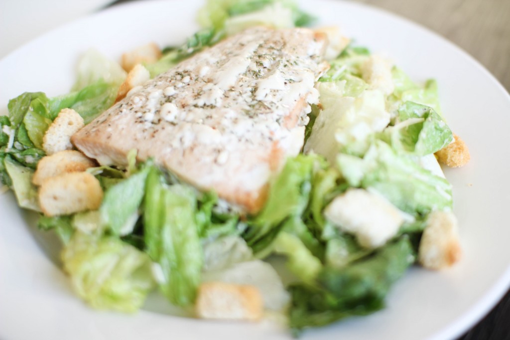 Caesar Salmon Salad