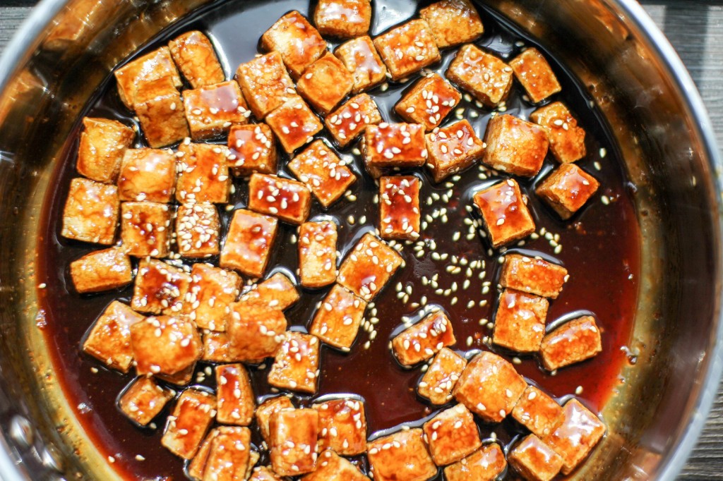 Sesame Glazed Tofu