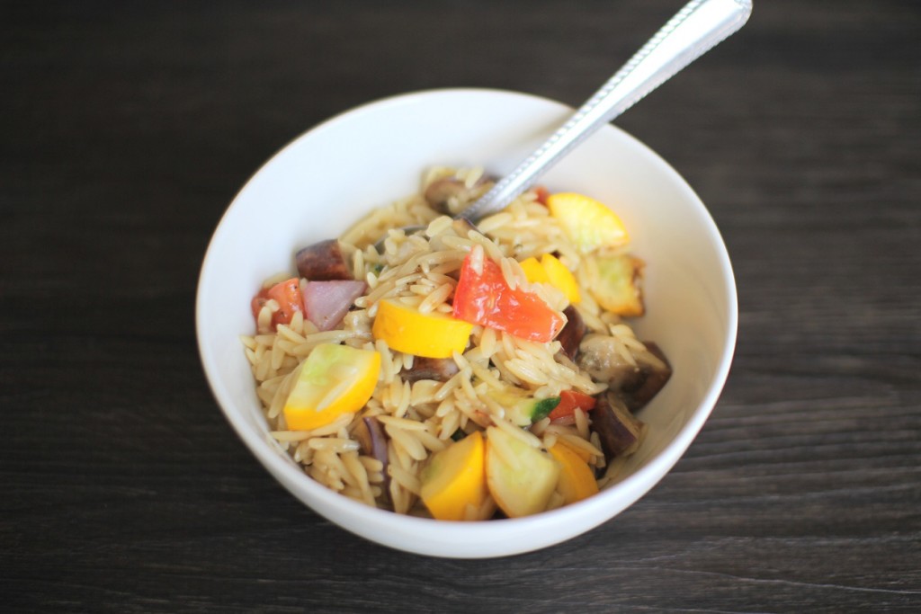 Grilled Veggies and Orzo- Recipe Righter