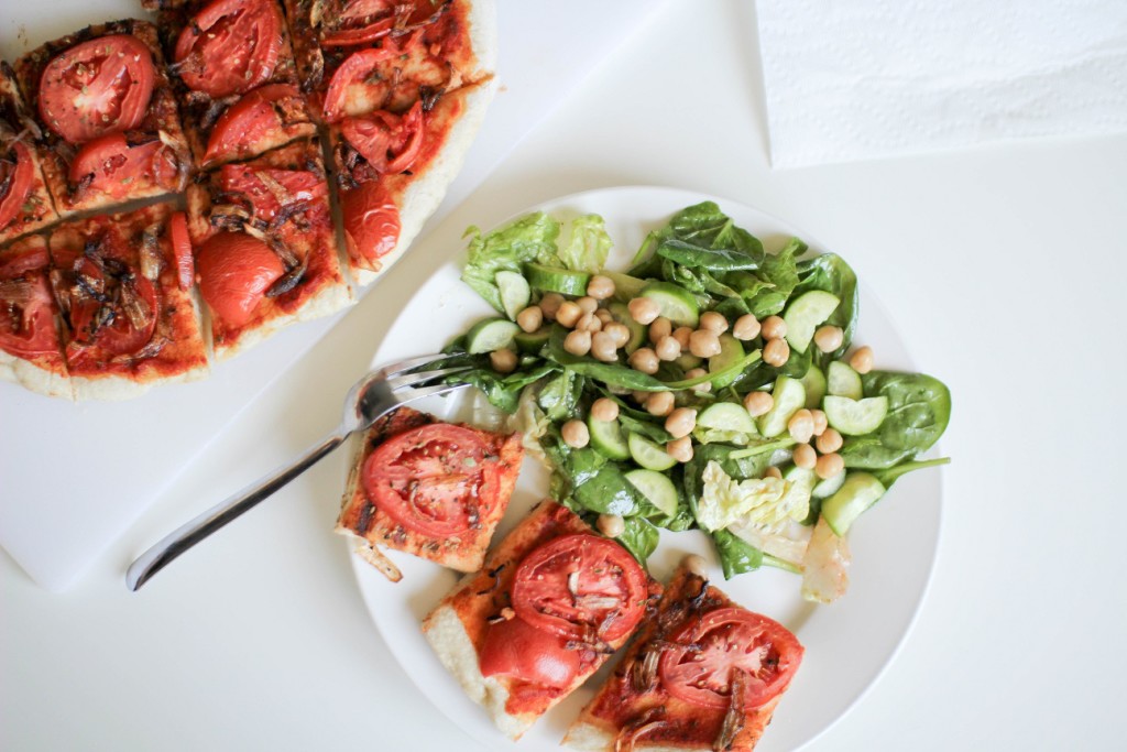 Flatbread and Salad- Recipe Righter