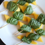 mango basil kebob