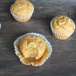 Pumpkin Bran Flax Muffins