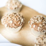 Vegan Banana Nut Muffin with Oat topping- Recipe Righter