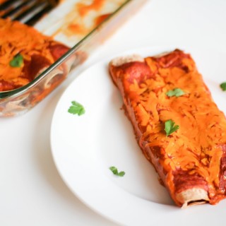 Vegetarian Black Bean Enchilada- Recipe Righter